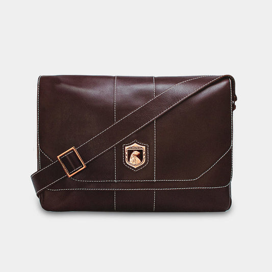 Bolsa masculina de couro para notebook City NW068