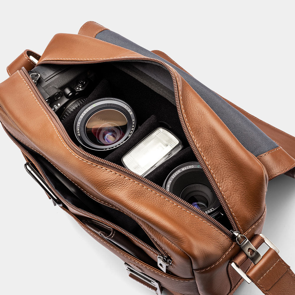 Bolsa de couro para fotógrafos Dolomitas NW104